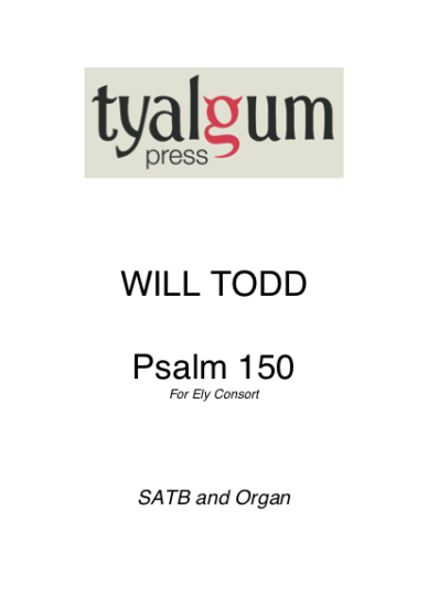 Psalm 150 Ely Setting Vocal Score