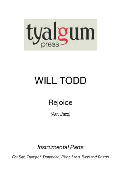 Rejoice arrangement jazz instrumental parts