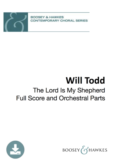 The Lord Is My Shepherd Full Score and Parts
