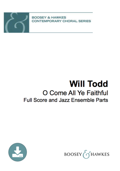 O Come All Ye Faithful full score and jazz ensemble parts