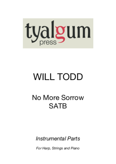 No More Sorrow SATB Instrumental Parts