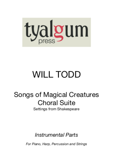 Songs of Magical Creatures Instrumental Parts