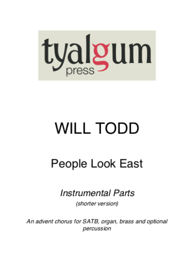 People Look East Shorter Version Instrumental Parts