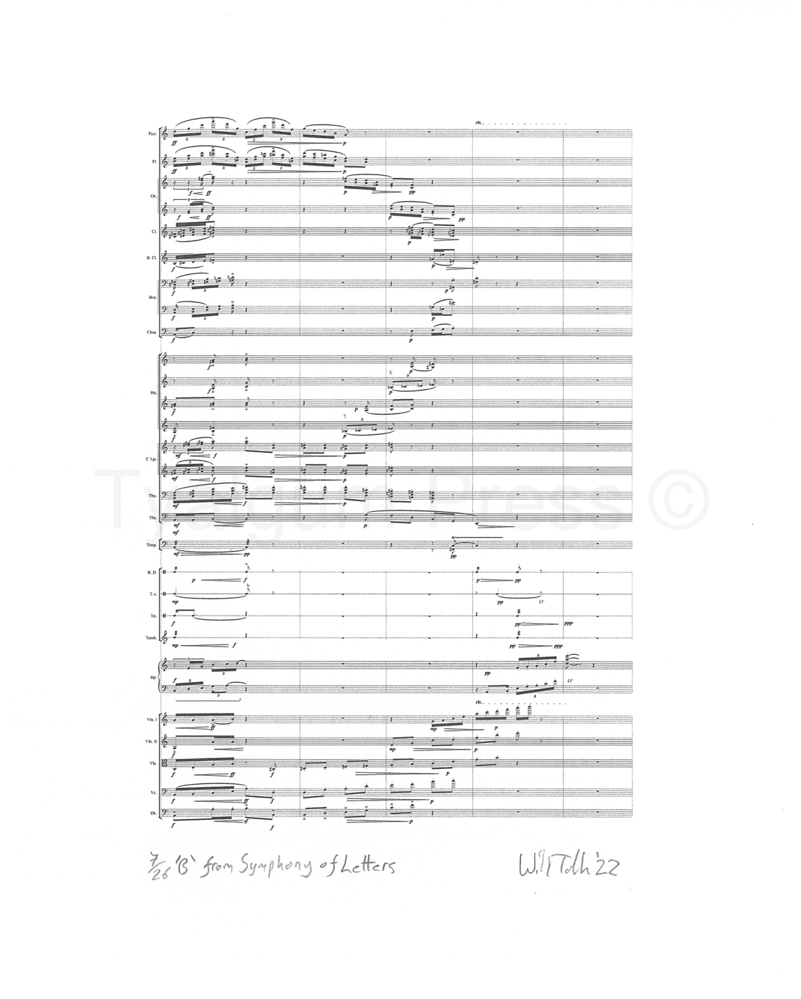 B from Symphony of Letters