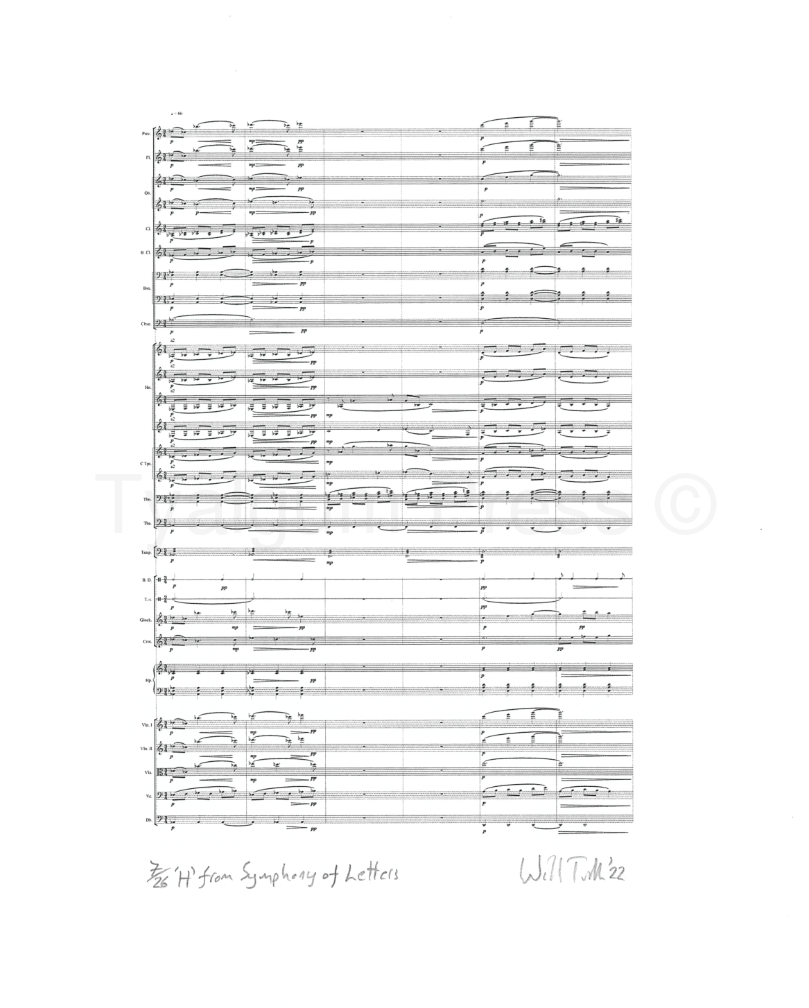 H from Symphony of Letters
