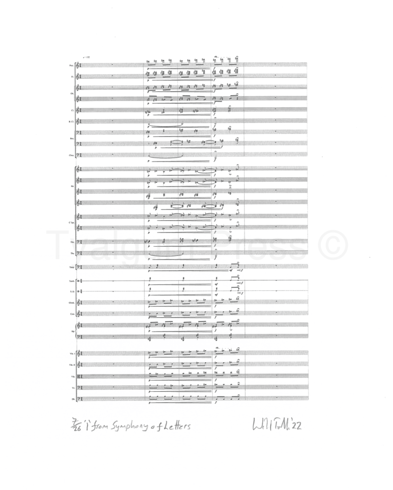 I from Symphony of Letters