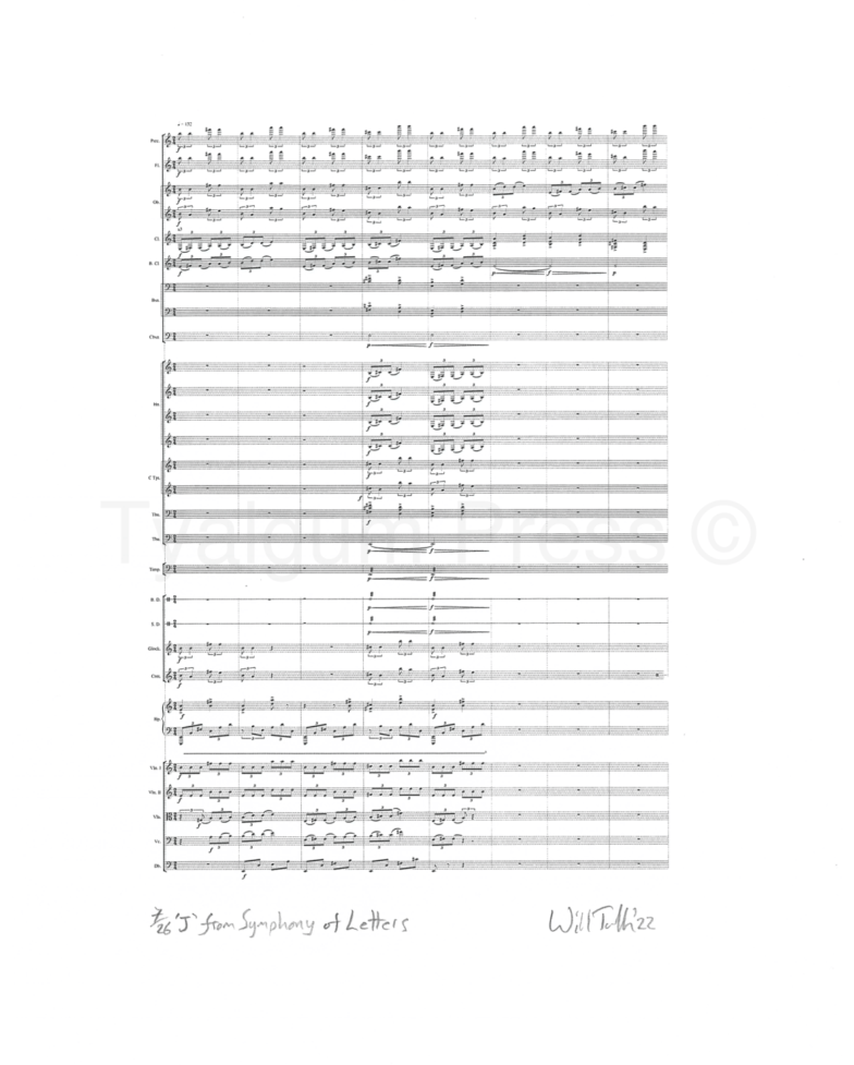 J from Symphony of Letters
