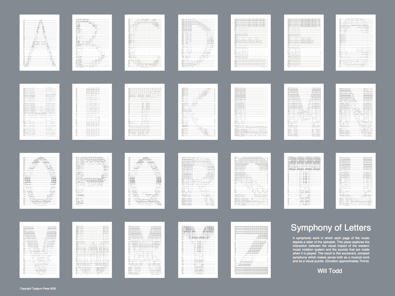 Symphony of Letters Poster