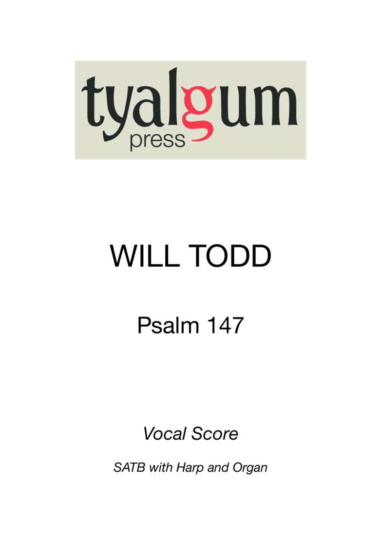 Psalm 147 Praise The Lord - Vocal Score