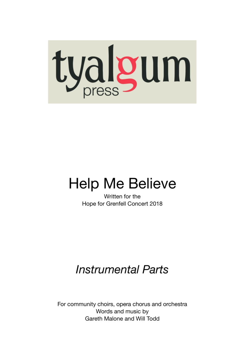 Help Me Believe - Instrumental Parts
