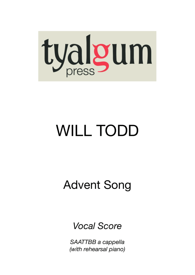 Advent Song - Vocal Score